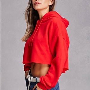 3/$20 H&M cropped red sweatshirt sz med
